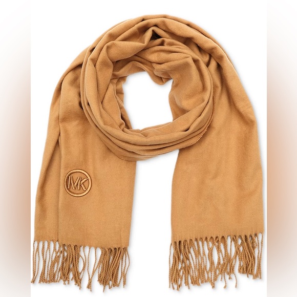 MICHAEL Michael Kors Accessories - NWT Michael Kors Women's Embroidered Fringe Scarf